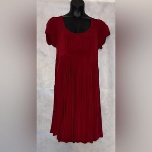 ECI Rich Red Midi Dress